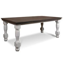 Rustic French 78" Rectangular Dining Table