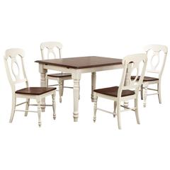 Andrews 5 Piece 60" Rectangular Extendable Dining Set