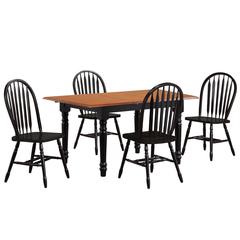 Selections 5 Piece 60" Rectangular Extendable Dining Set