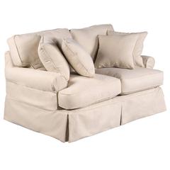 Horizon T-Cushion Slipcovered Loveseat