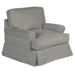 Horizon Slipcovered T-Cushion Chair