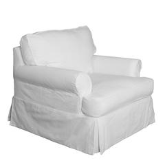 Horizon Slipcovered T-Cushion Chair