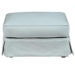 Horizon Slipcovered Ottoman
