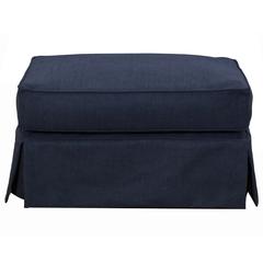 Horizon Slipcovered Ottoman
