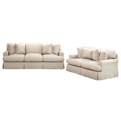 Horizon 2 Piece Slipcovered Living Room Set