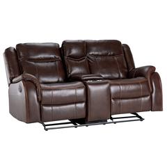 Avant 76" Wide Dual Reclining Rocking Loveseat with Console