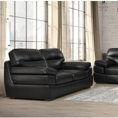Jayson 73" Wide Top Grain Leather Loveseat