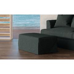 Newport Slipcovered 44" Wide Ottoman