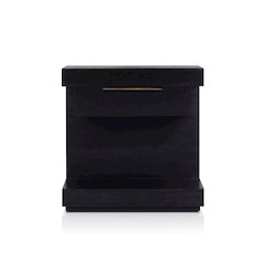 Contemporary Xavier Nightstand, Black