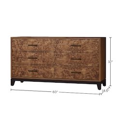 Transitional Owen Dresser with Legs, Walnut