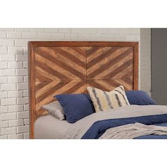 Transitional Trinidad Standard King Headboard, Brown