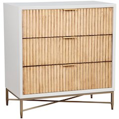 Contemporary Larsen Small Chest (White)