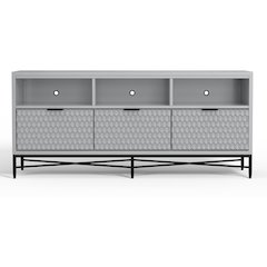 Contemporary Milo TV Console (Sky Gray)