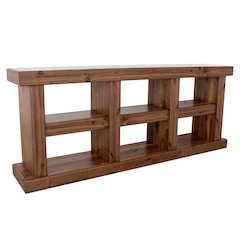 Rustic Modern Sequoia 80" Console Table, Walnut