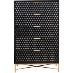 Contemporary Black Pearl Chest, Black