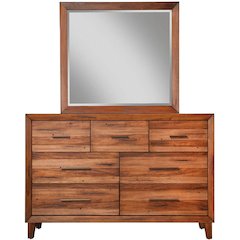 Modern Trinidad Mirror, Brown