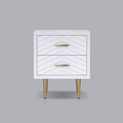 Contemporary Trixie Nightstand, White