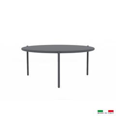 Large Round End Table Grey
