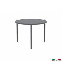 Small Round End Table Grey