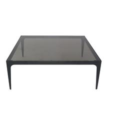 Dynasty Coffee Table Square Smoked Glass top