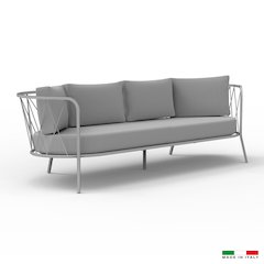 Dasy Sofa, MUD GREY with GREY Cushions