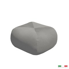 Bosa Light Grey Ottoman No Back