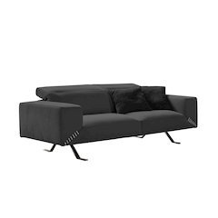 Silvio Loveseat Anthercite DANDY 05