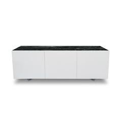 Optik Sideboard Brazilian Green Top with White Body