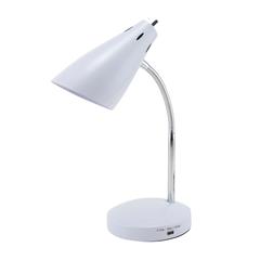 V-Light 15 inch White LED Task Lamp with USB