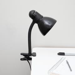 V-Light 14 inch Black Gooseneck Lamp with Clip-On