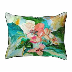 Apple Blossoms Small Indoor/Outdoor Pillow 11x14
