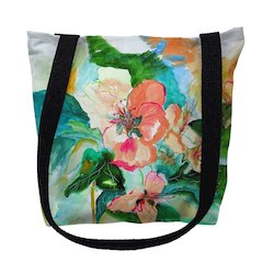 Apple Blossoms Small Tote Bag 13x13
