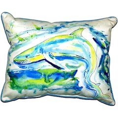Betsy's Sailboats Extra Large Zippered Pillow Cover Only (No Insert) 20x24