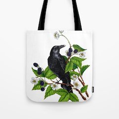Bird & Blackberries Pouch 8.5x6