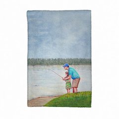 Learning to Fish Kitchen Towel
