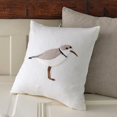 Lone Sandpiper Extra Large Zippered Pillow Cover Only (No Insert) 20x24