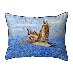 Pelicans Cruising Extra Large Zippered Pillow Cover Only (No Insert) 20x24