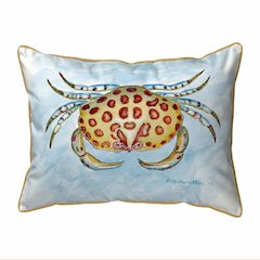 Calico Crab Small Outdoor/Indoor Pillow 11x14