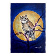 Owl in Moon Flag 12.5x18