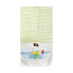 Pigtails Playing Beach Towel