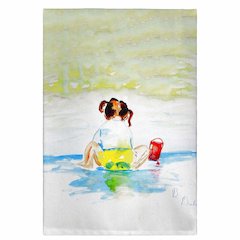 Pigtails Playing Guest Towel
