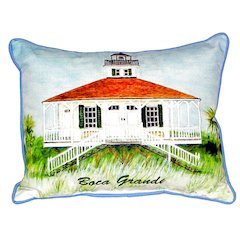 Boca Grande Lighthouse Small Indoor/Outdoor Pillow  11x14