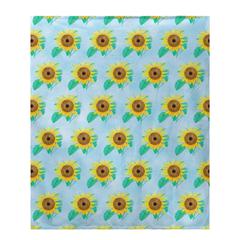Dick's Sunflower Tiled Throw