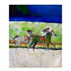 Close Race Fleece Throw