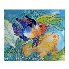Betsy's Two Fish Fleece Blanket