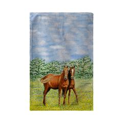 Two Horses Beach Towel