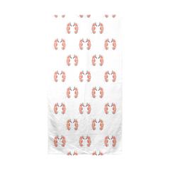 Coral Sea Horse Beach Towel