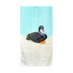 Black Swan Beach Towel