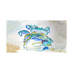 Blue Fiddler Crab Beach Towel