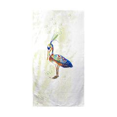 Fancy Heron Beach Towel